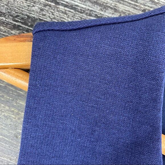 Boden Blue Sleeveless Button Waist Midi Dress 10 - Picture 5 of 7